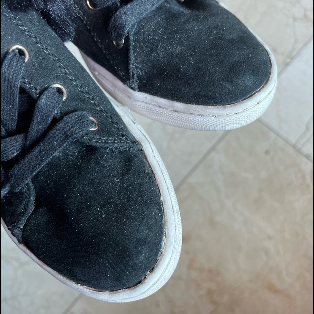 JLo Jennifer López Fur Hightop Sneackers Size 7,5 - Picture 5 of 15